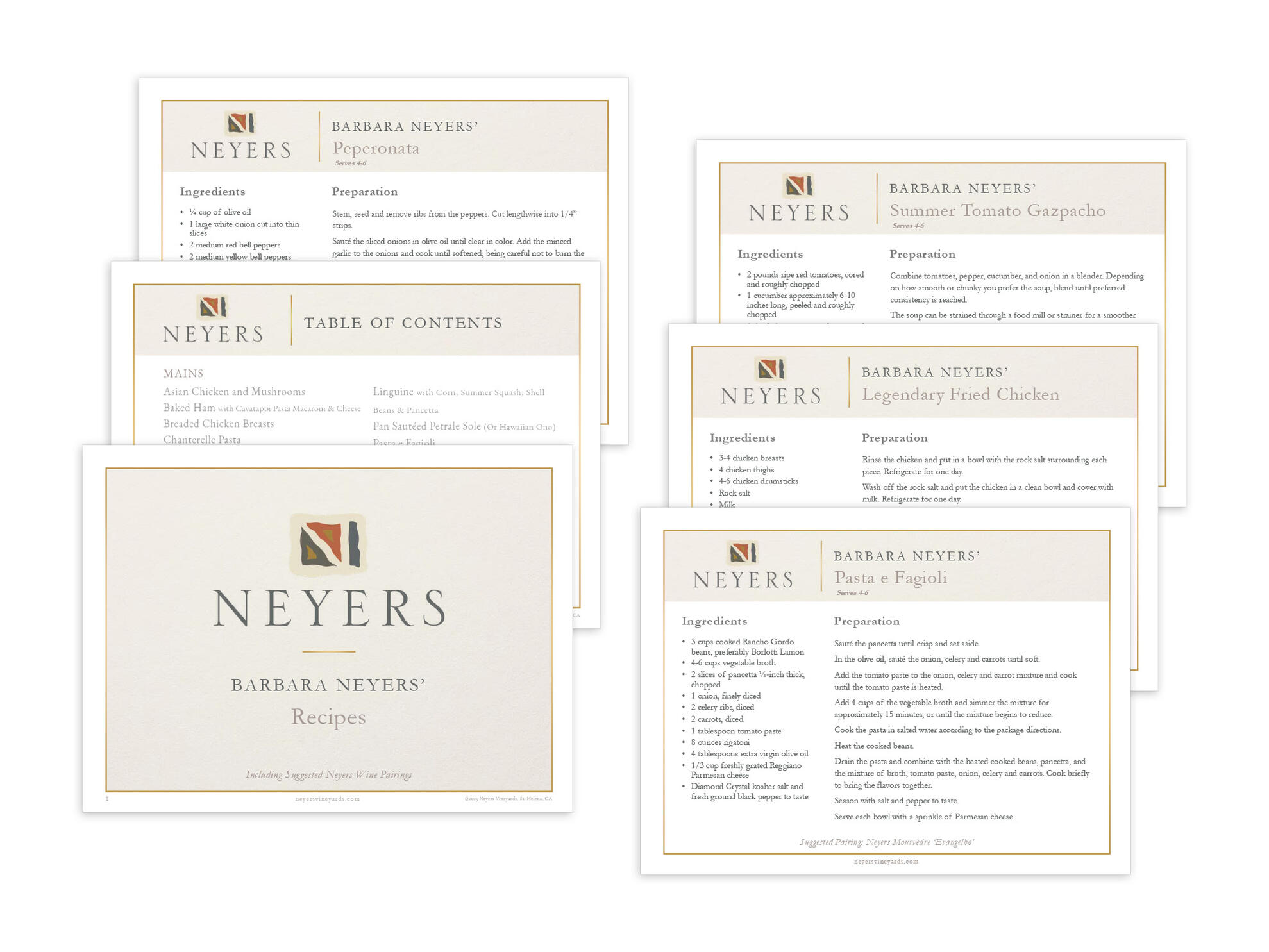 Neyers | Barbara Neyers' Recipe Book. Powerpoint Templates turned into an interactive eBook