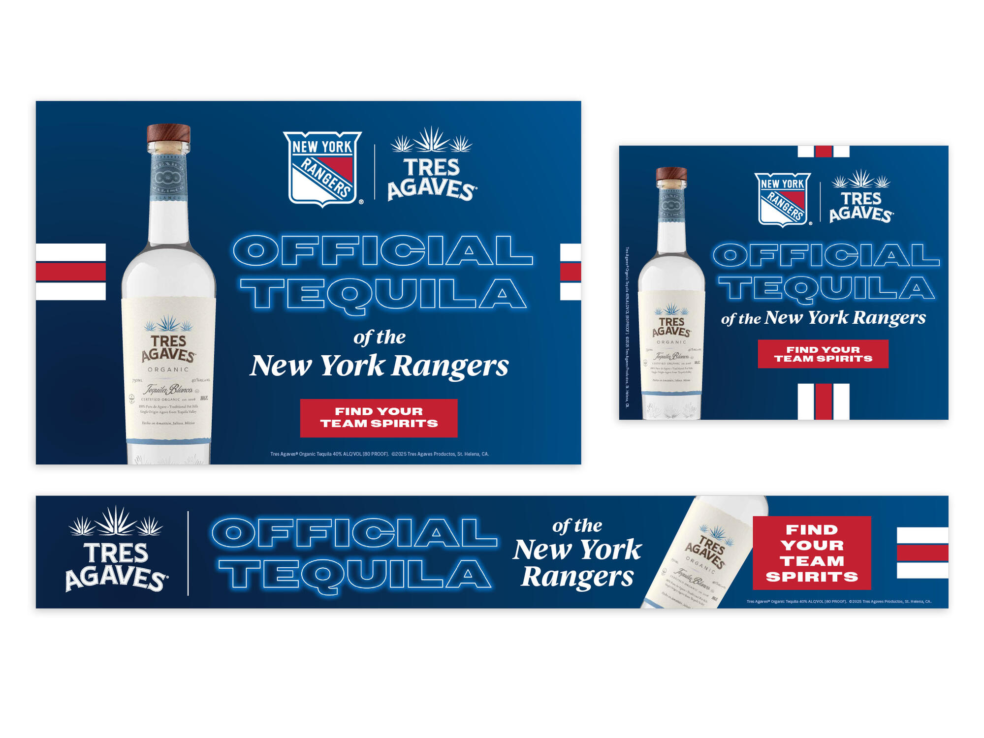 Tres Agaves | NY Rangers Doordash Website Ads