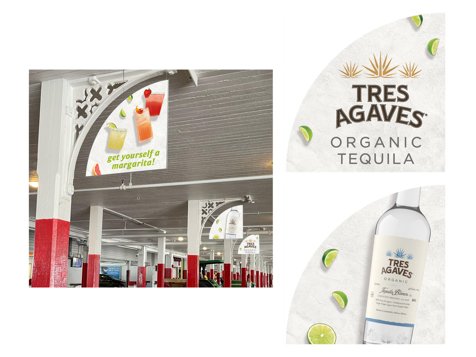 Tres Agaves | Saratoga Race Way Sponsorship Corner Signs