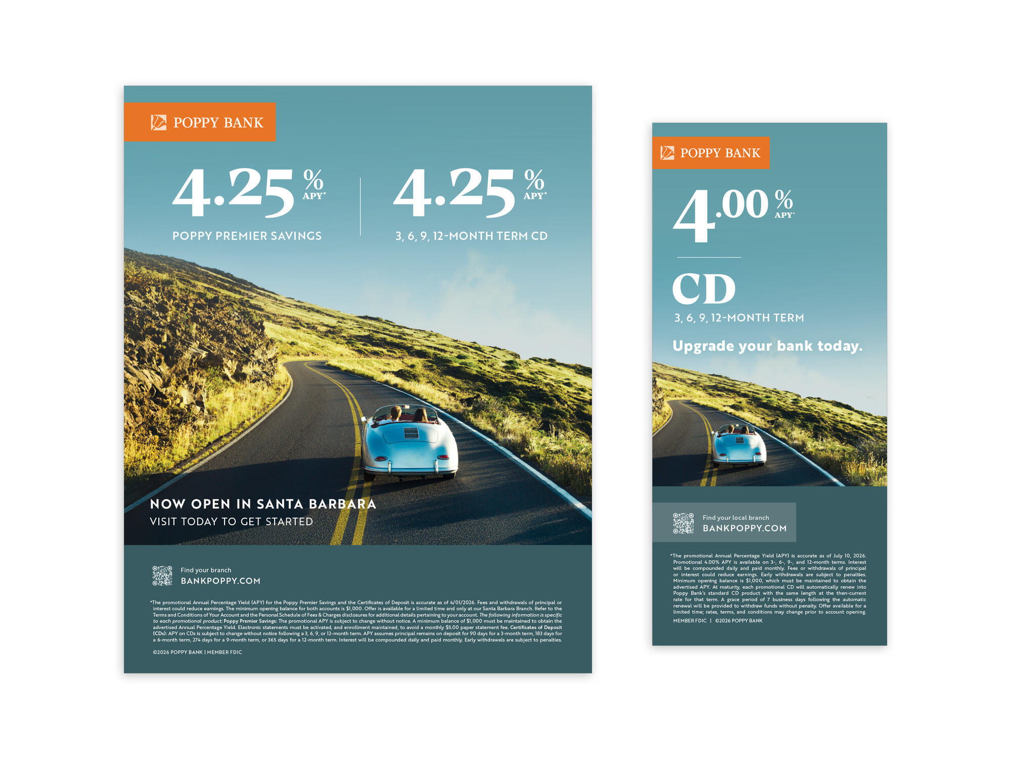 Poppy Bank | Print Ads