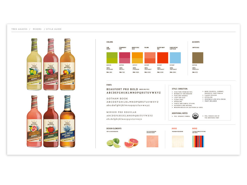 Tres Agaves | Brand Style Guide