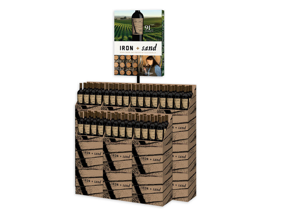 IRON + sand | Pole Topper Display