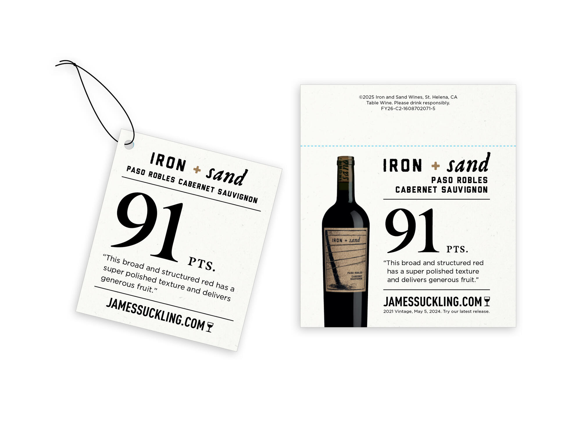 IRON + sand | Flow POS Necker & Shelftalker