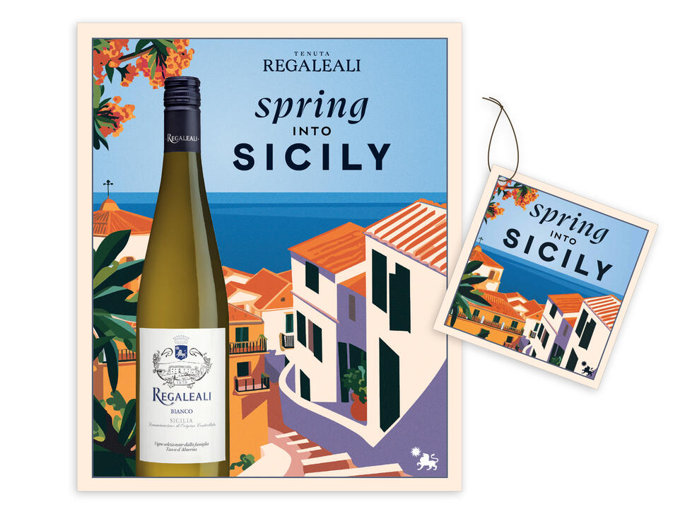 Tenuta Regaleali | Spring Into Sicily Travel Poster Campaign