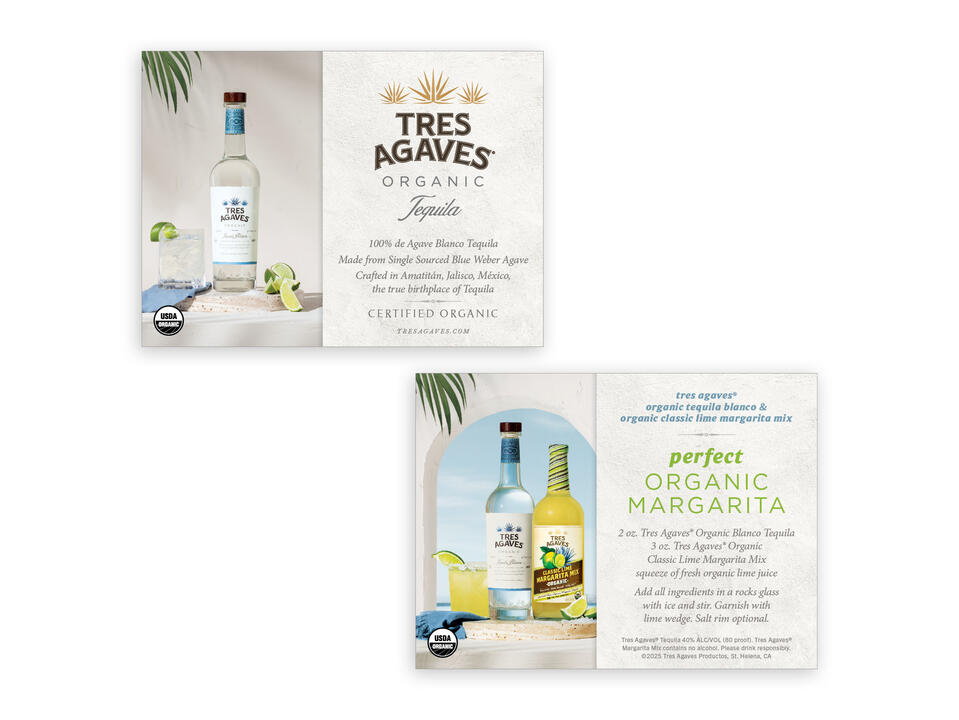Tres Agaves | Perfect Margarita Recipe Card