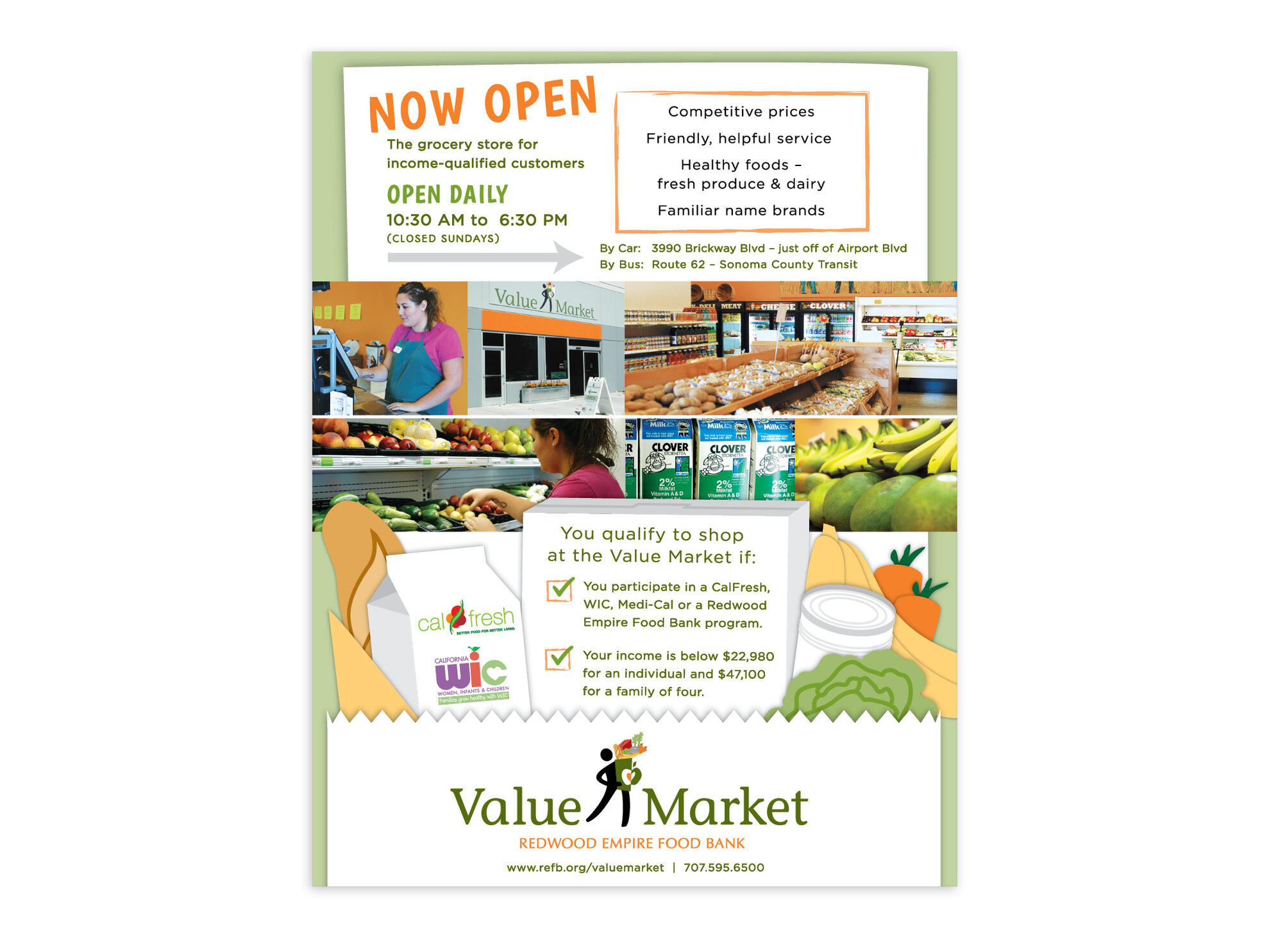 REFB Value Market | Launch Flyer