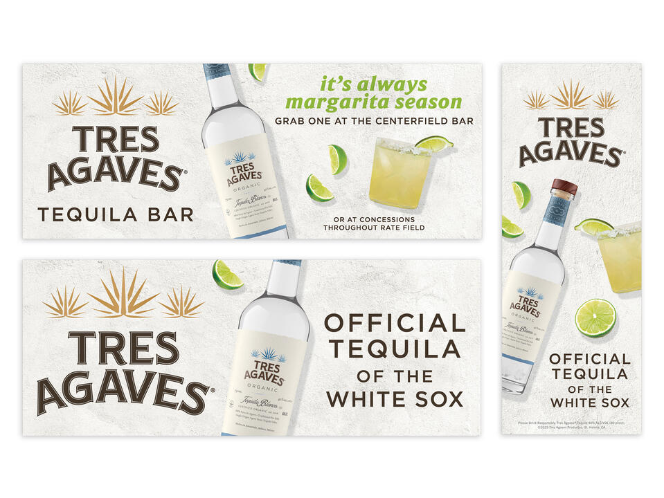 Tres Agaves | White Sox Digital Billboard Ads
