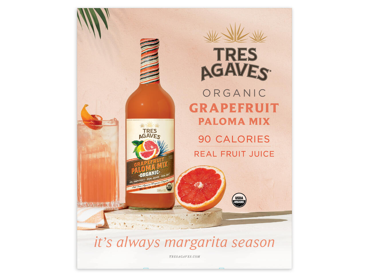 Tres Agaves Mixer Case Card