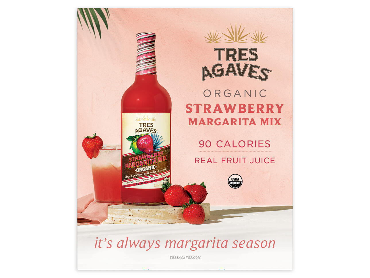 Tres Agaves Mixer Case Card