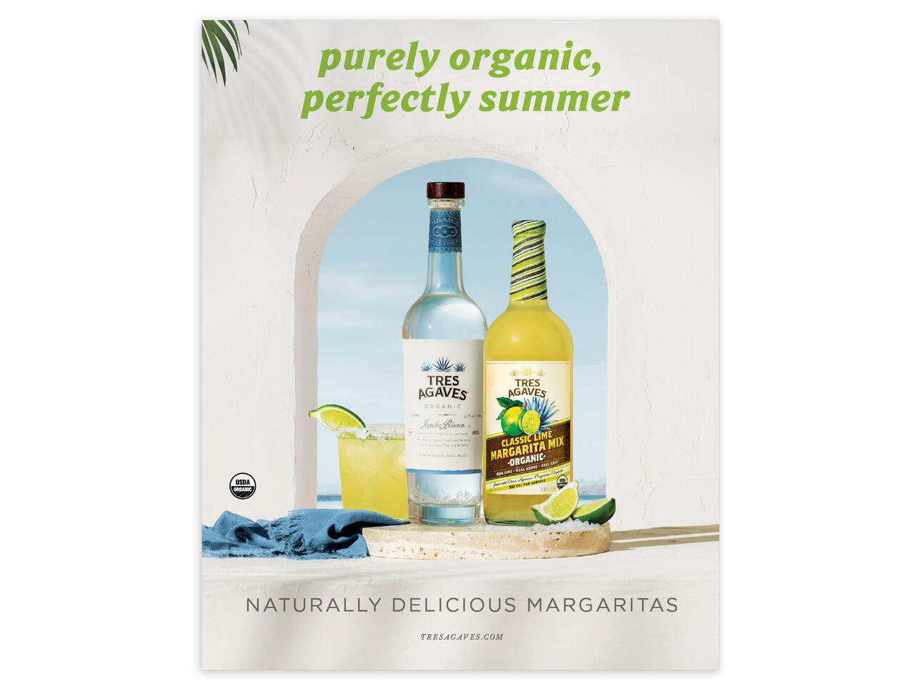 Tres Agaves Tequila &amp; Mixer Summer POS Campaign